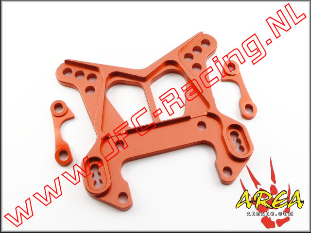 AR-L019-RED, High-strength Front Shock Tower for (Losi 5ive-T & Mini WRC)(<FONT COLOR=ff0000>Red</FONT>)(Area Rc) 1st.