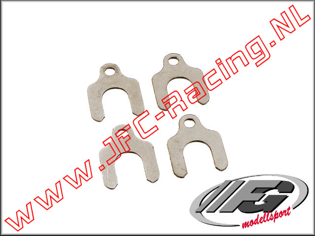 FG 1102/3, Afstandplaat (0,5mm)(RVS) 4st.