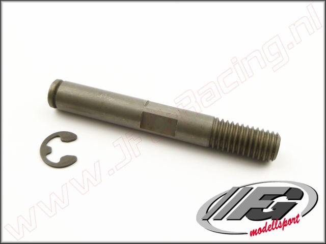 FG 6104/5, Wiel-as Voor (M8)(Ø 8 x L 55mm) 1st.