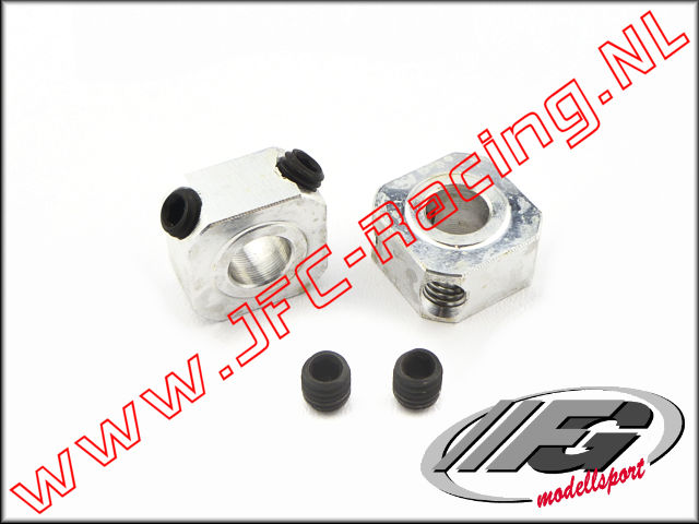 FG 6107, Aluminium wielmeenemer's (M6)(9.5mm) 2st.