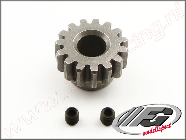 FG 66217/1, gehard stalen tandwiel (15T 10MM breed)(4WD) 1st.