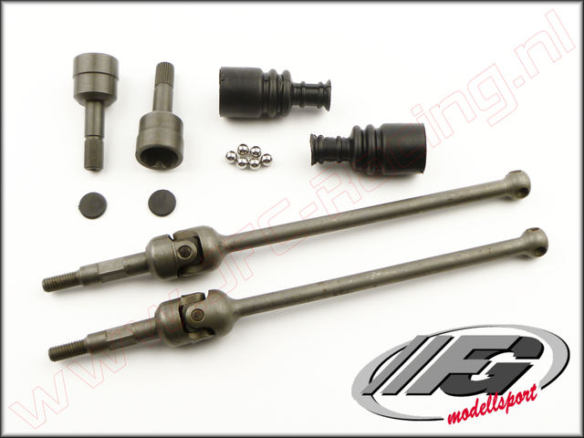 FG 68431, Cardan Aandrijf Assen (Voor-as)(Kogel Systeem)(Leopard 4WD) 1st.