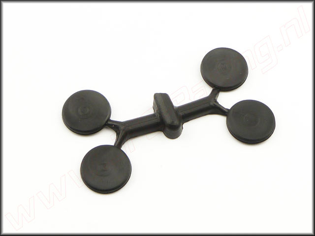FG 7080/3, Rubbere afstandschijf (Ø 11 x 2.0 mm) 4st.