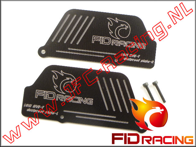 FID 0058, FID Racing Spatbord Achter-as (2mm)(LOSI 5ive / Mini) 2st.