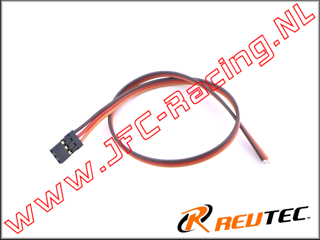 GF-1101-001, Servo kabel 0,3mm² GOLD JR/Graupner/Hitec 300mm 1st.