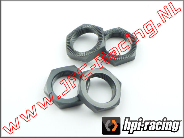 HPI 102216, Wielmoer (24mm <FONT COLOR=404040>Gun metal</FONT>) 4st.