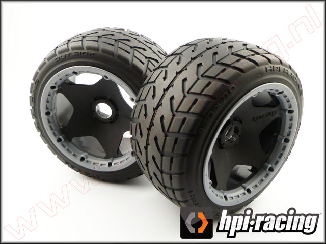 HPI 4743,  Tarmac Buster Banden M Compont (Ø 170 x 80 mm) 2st.