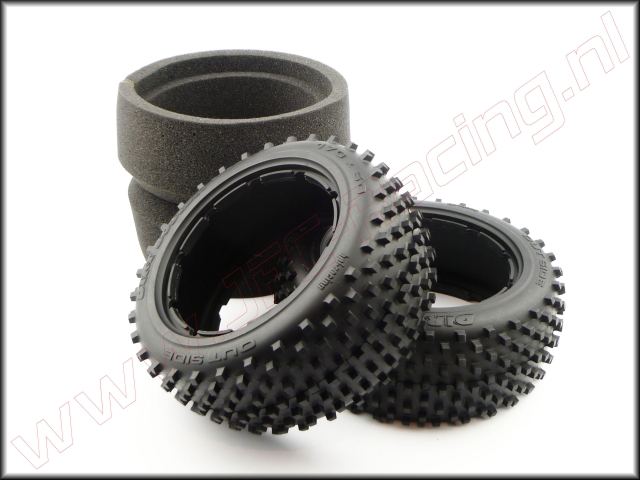 HPI 4848, Dirt Buster Block Medium Banden (Ø 170 X 60mm) 2st.
