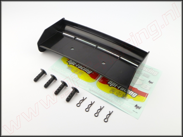 HPI 85452, Achter spoiler (zwart) 1st.