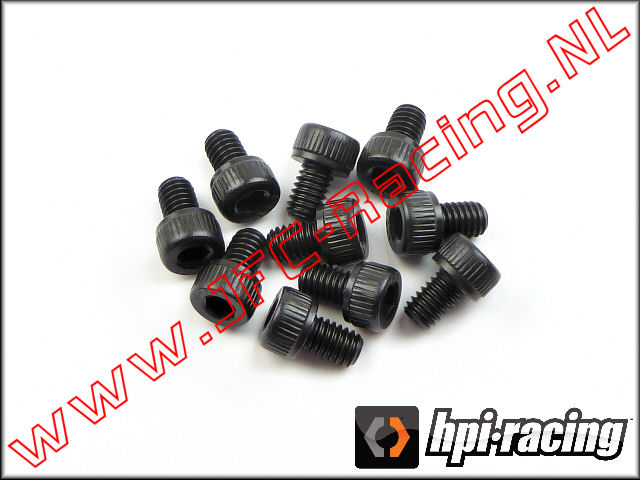 HPI 94502, Inbusschroef cilinderkop (M4 x 6mm) 10st.