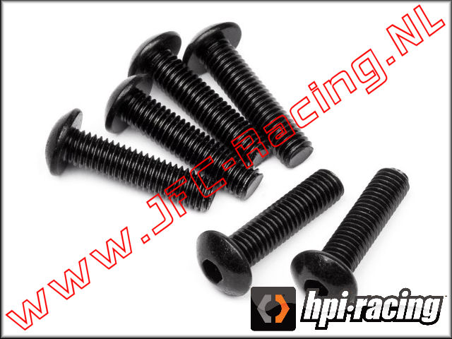 HPI 94757, Button Head Screw (M5 x 20mm)(Hex Socket) 6pcs.