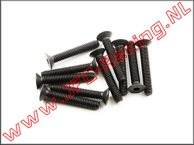 JFC 6720/25, Inbus Verzonken Kop (M4 x 25mm) 10st.