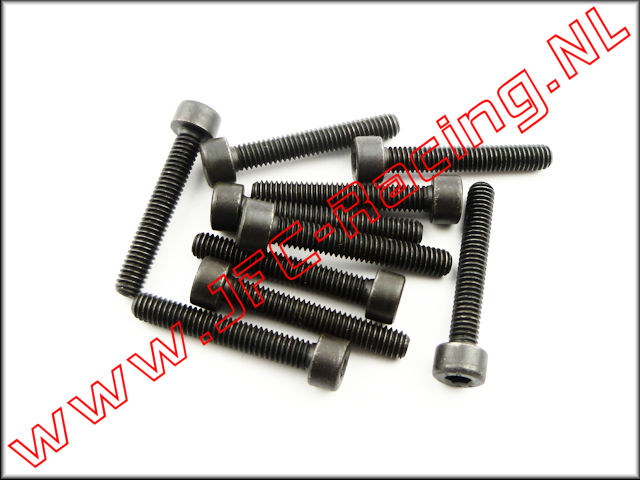 JFC 6725/25, Inbusschroef Cilinderkop (M4 X 25mm) 10st.