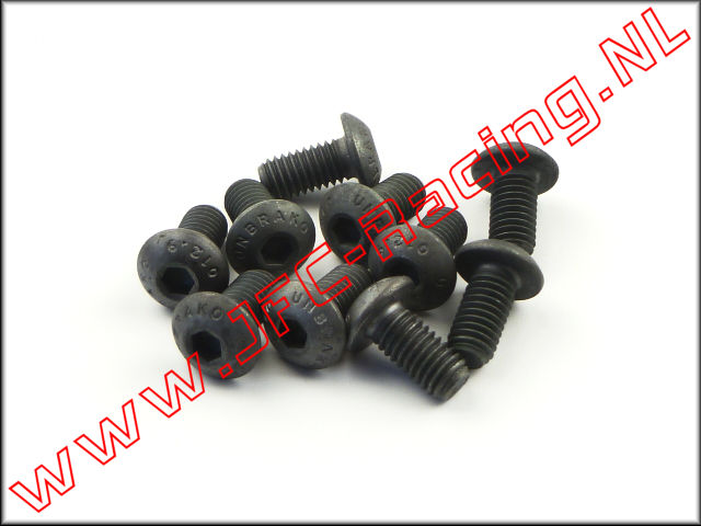 JFC 6735/10, inbus Bolkop (M5 x 10mm) 10st.
