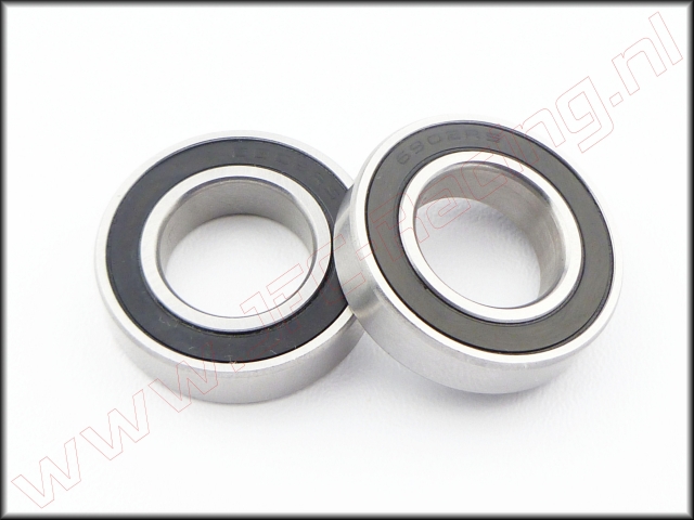 JFC 8493/5, Kogellager diff (Aluminium huis)(15 x 28 x 7mm)2st.