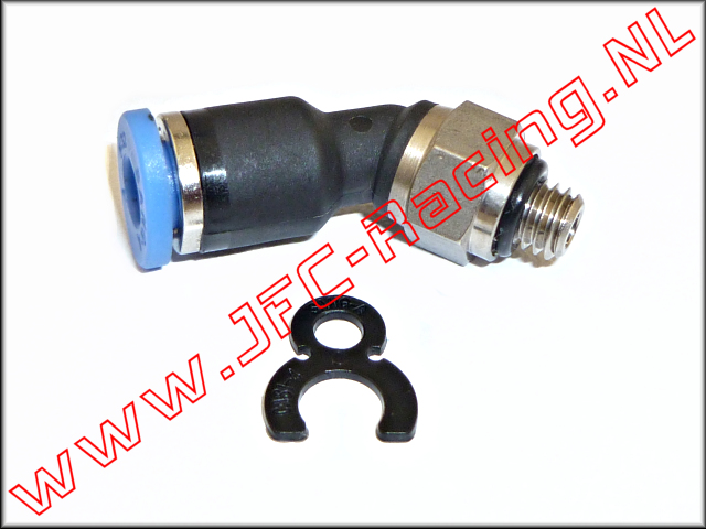 JFC 9439/38, Remleiding aansluiting 45° (M5)(4.0 mm) 1st.