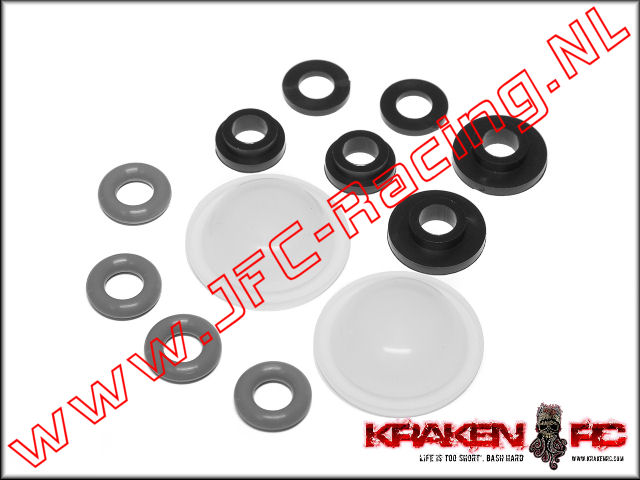 KV2242, VEKTA.5 Front/Rear Shock Internal Seals and Bushing Set 2st.