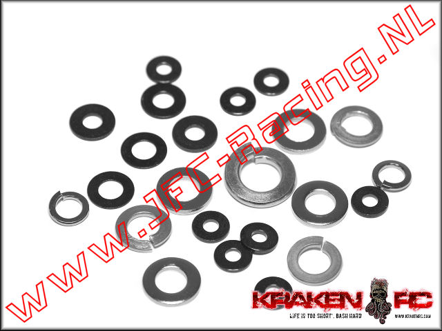 KV9907, VEKTA. 5 Flat Washer Set.