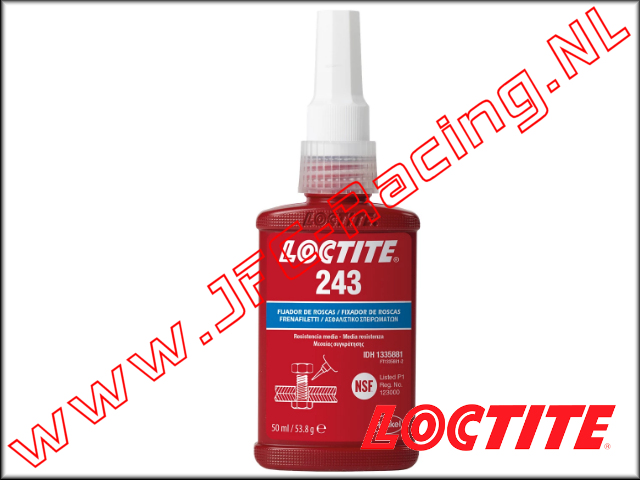 LOC-0243, Loctite 243 Threadlocker (Medium)(<FONT COLOR=0000ff>Blue</FONT>)(50ml) 1pcs.
