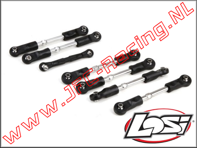 LOS 254011, Einstellstangensatz (Losi DBXL) 1Set.