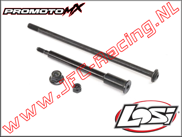 LOS 262015, Promoto-MX Wielassen Set Voor / Achter 1st.