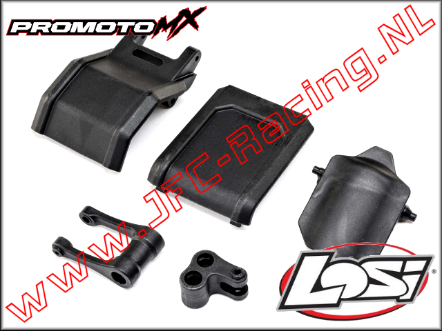 LOS 264001, Promoto-MX Trekstang, Knokkel & Beschermplaten 1st.