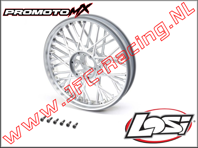 LOS 46002, Promoto-MX Voorwiel Set Chroom 1st.