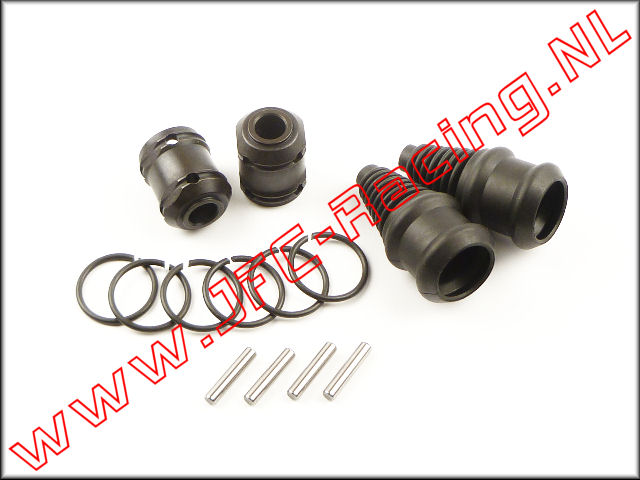 LOSB 3220, Koppelstuk Set (Voor-as / Center / Achter-as)(Gehard Staal) 2st.