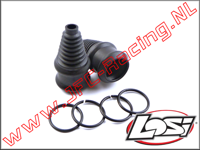LOSB 3222, Stofhoes Met Clips (Koppelstuk Center)(Rubber) 2st.