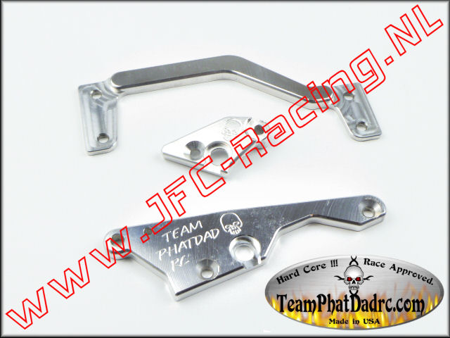 PD 0405, PhatDad Billet Engine Brace Kit (HPI Baja 5B / 5T)(<FONT COLOR=808080>Silver</FONT>) 1st.