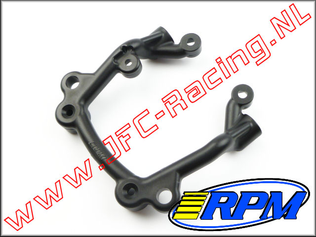 RPM 81982, Rear Bumper Steun (Black)(HPI Baja 5B, 5T & 5SC) 1st.