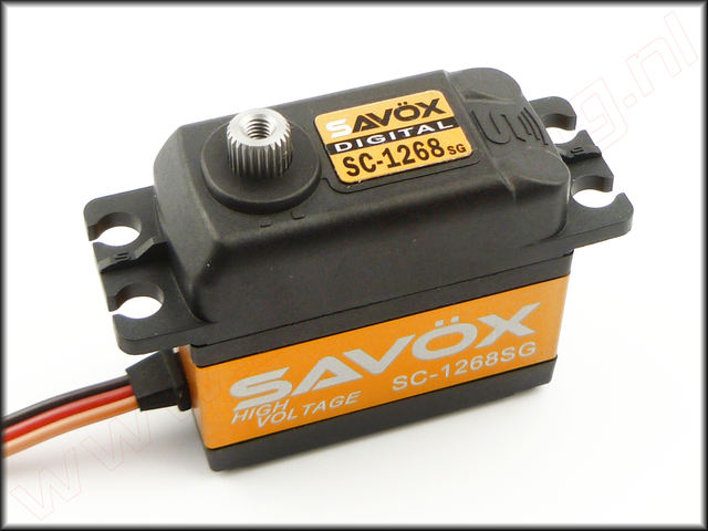 SC-1268SG, Servo Savox SC-1268SG (25kg-0,11s @ 7.4V) 1st.
