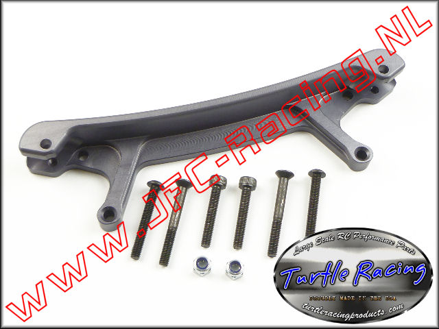 TUR 0005-GM, HD Rear Shock Mount (HPI Baja 5B)(<FONT COLOR=404040>Gun metal</FONT>)(Turtle Racing) 1st.