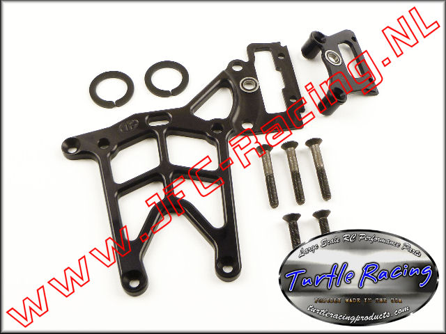 TUR 0010-BK, HD Tranny Plate (Black)(Turtle Racing) 1st.