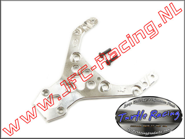 TUR 00014-SI, HD Top Plate (HPI Baja 5T / 5SC)(<FONT COLOR=808080>Silver</FONT>)(Turtle Racing) 1st.